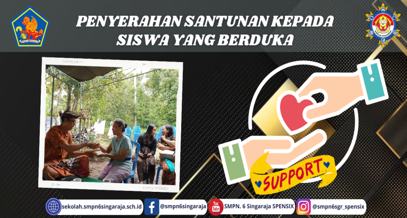 PENYERAHAN SANTUNAN KEPADA SISWA YANG BERDUKA