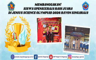 Membanggakan! Siswa Spensixraja Raih Juara di Jenius Science Olympiad 2026 Rayon Singaraja